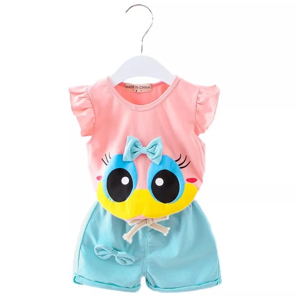 Other - ❤️Casual t-shirt & short two pieces set